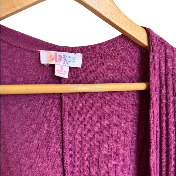 LuLaRoe Sarah Cardigan Duster Pink Size Small - Picture 3 of 5